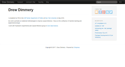 Desktop Screenshot of drewdimmery.com